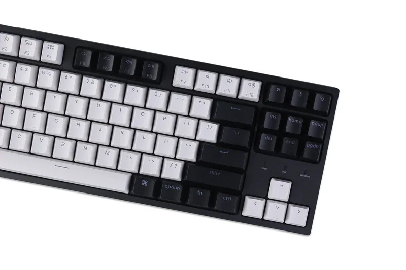 Keychron C1 A Wired Mechanical Keyboard Tenkeyless 87 Keys W/ White Backlight Gateron Switch for Windows Mac best pc keyboard