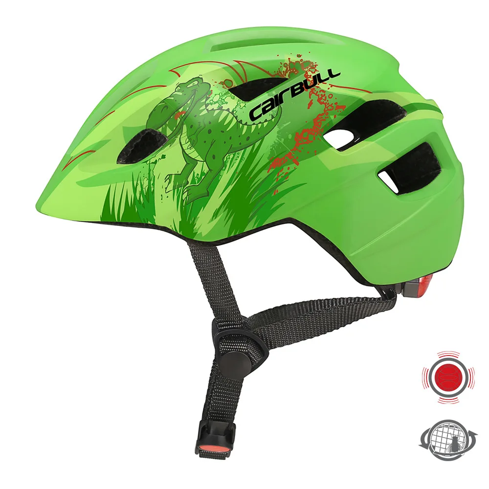 Уличный велосипедный шлем, дышащий, модный, для езды на велосипеде, горная дорога, велосипедные шлемы, Cairbull, шлем Mtb с креплением, задний фонарь - Цвет: green