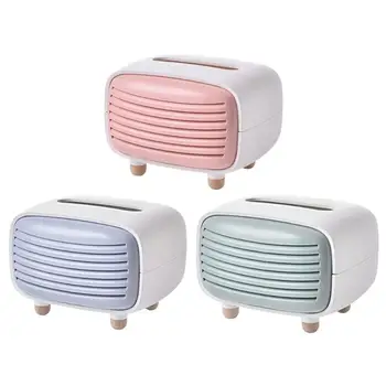 

Modern Simple Radio Shape Tissue Storage Box Durable Creative Waterproof Paper Towel Holder Box Household Table Accessory Newest