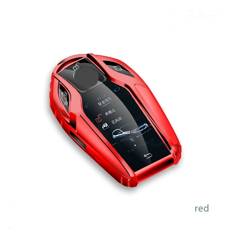 Чехол для ключей из ТПУ для BMW 730I 740LI 750LI 7 SERIES I8 G11 G12 G32 аксессуары для сенсорного экрана - Название цвета: only cover
