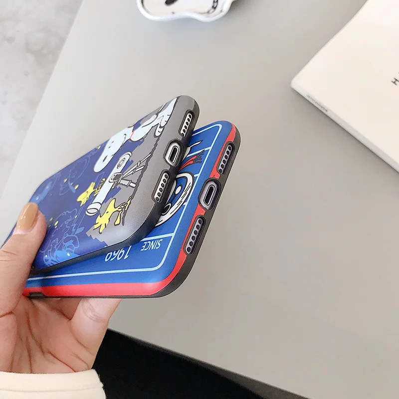 Чехлы для телефонов iphone 11Pro XS Max X XR, мягкий чехол IMD с мультипликационным принтом в космическом роуминге для iphone 11, 6, 6 S, 7, 8 Plus, чехлы для задней панели