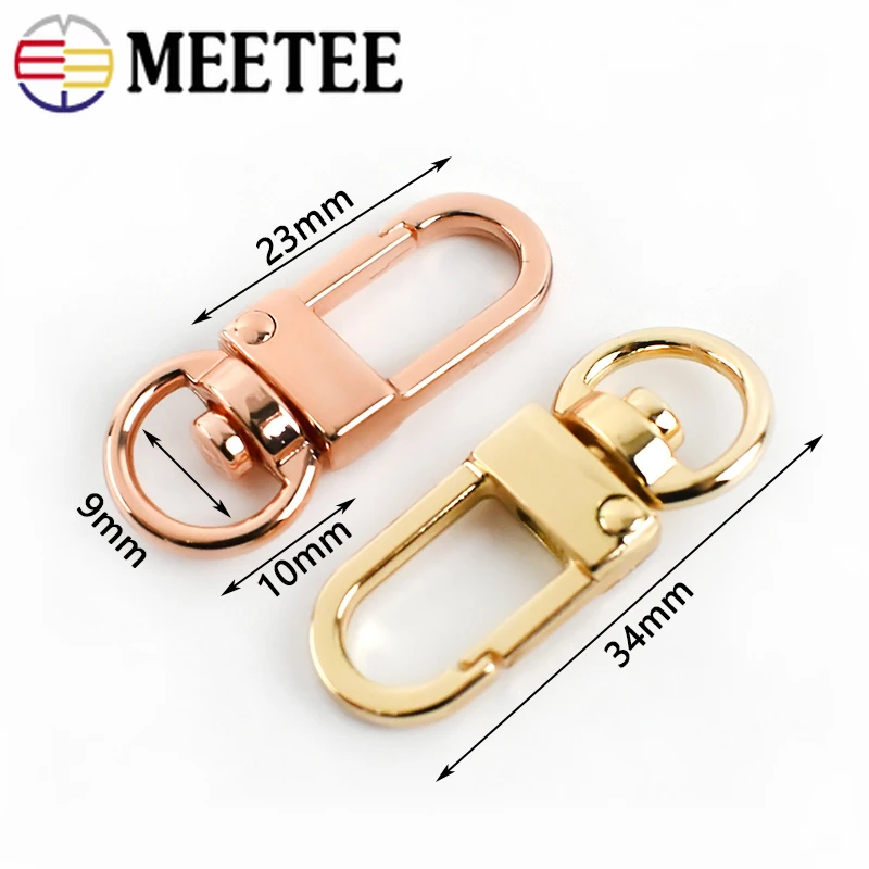 10/30pcs Metal Bag Buckle Dog Collar Buckles Handbag Strap Chain Clasps Lobster Swivel Snap Hook Buckle Hardware Leather Carfts