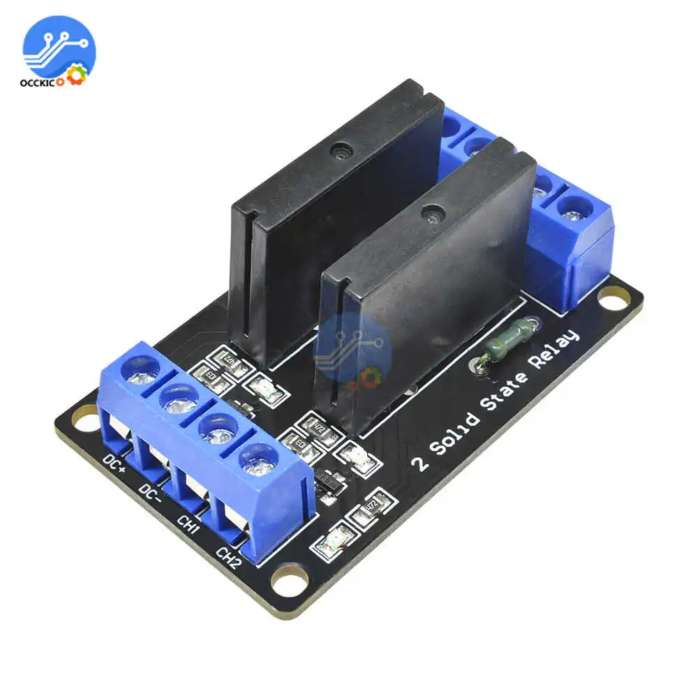 2 канальный твердотельный релейный модуль канального типа OMRON SSR G3MB 202P 5V DC