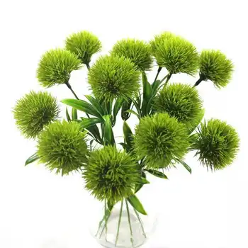 

1PC Dandelion Artificial Flowers Fake Flowers Head Craft Wreath Scrapbook Artificial Flowers For Home Decoration DIY Craft Gift