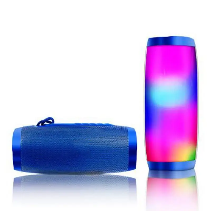 

Outdoor Portable Mobile Waterproof LED Color Light Wireless BT Music Call Speaker Sound Box