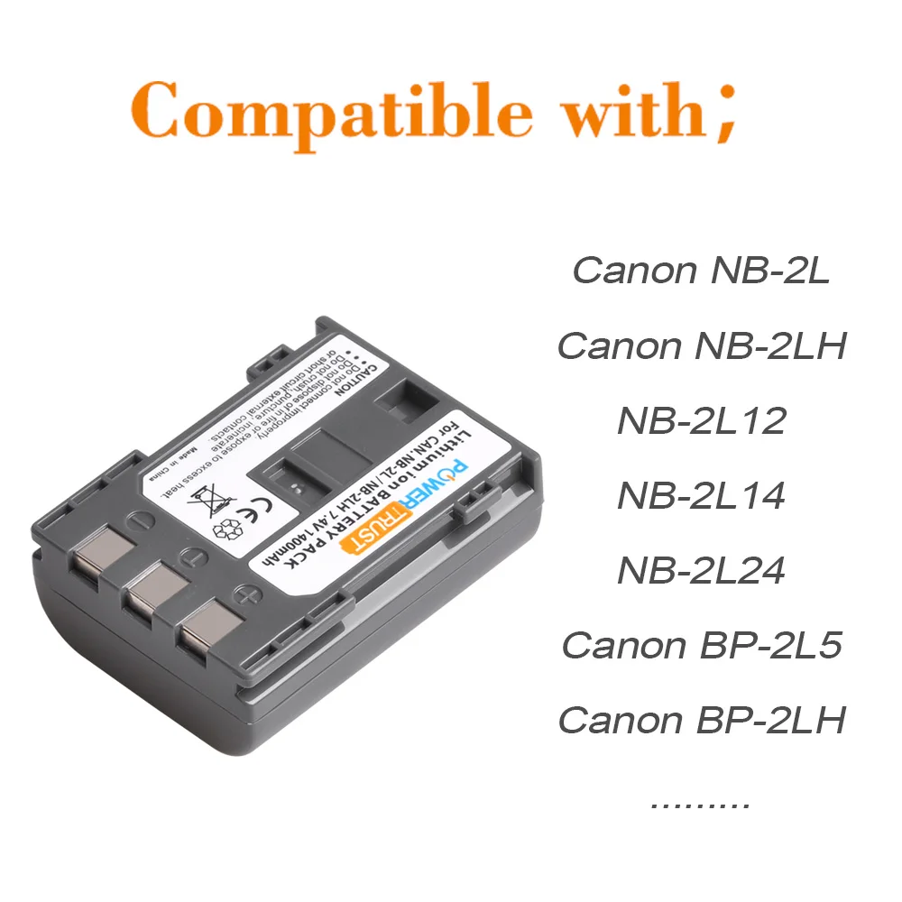 NB-2L NB-2LH NB2LH Battery + LED USB Charger for Canon PowerShot G7 G9 S30 S40 S45 S50 S60 S70 S80 DC410 2Pack rechargeable battery camera battery camera battery charger rechargeable battery charger