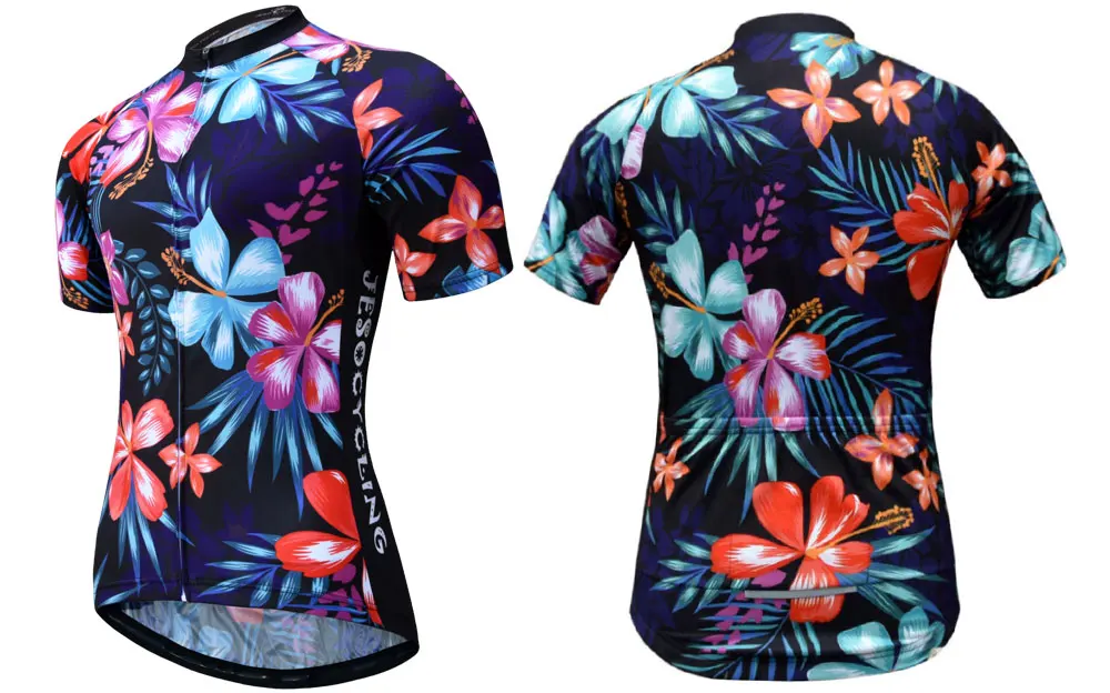 Cycling Jersey Women Breathable Short Sleeve Bike jersey MTB Mountain Road Tops Qick-dry Maillot Ciclismo  Bicycle Shirts