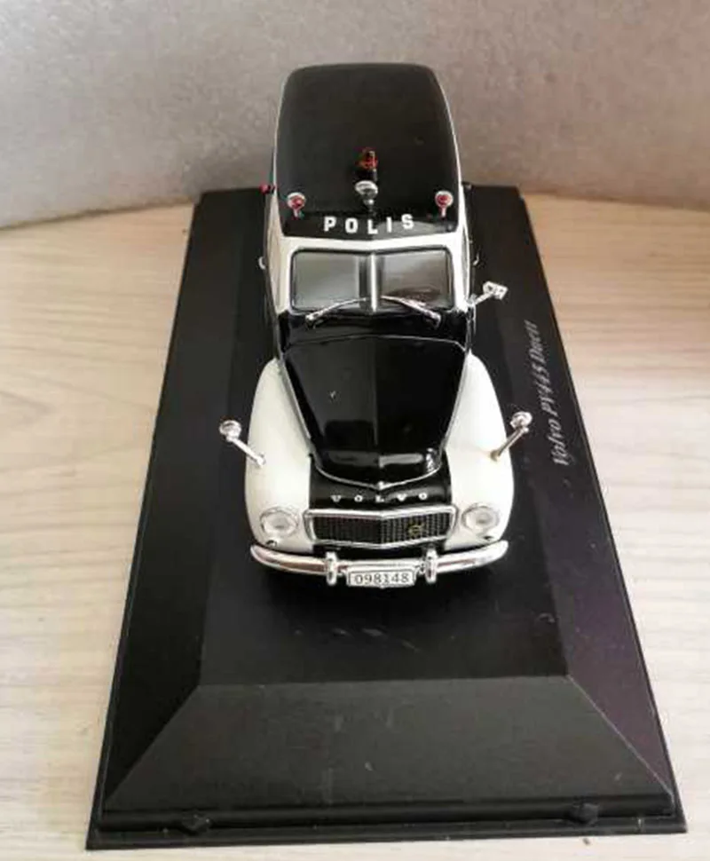 1/43 Volvo PV445 Duett POLIS Diecasts игрушечные машины сплав полиция металлический литье коллекционная машинка игрушки