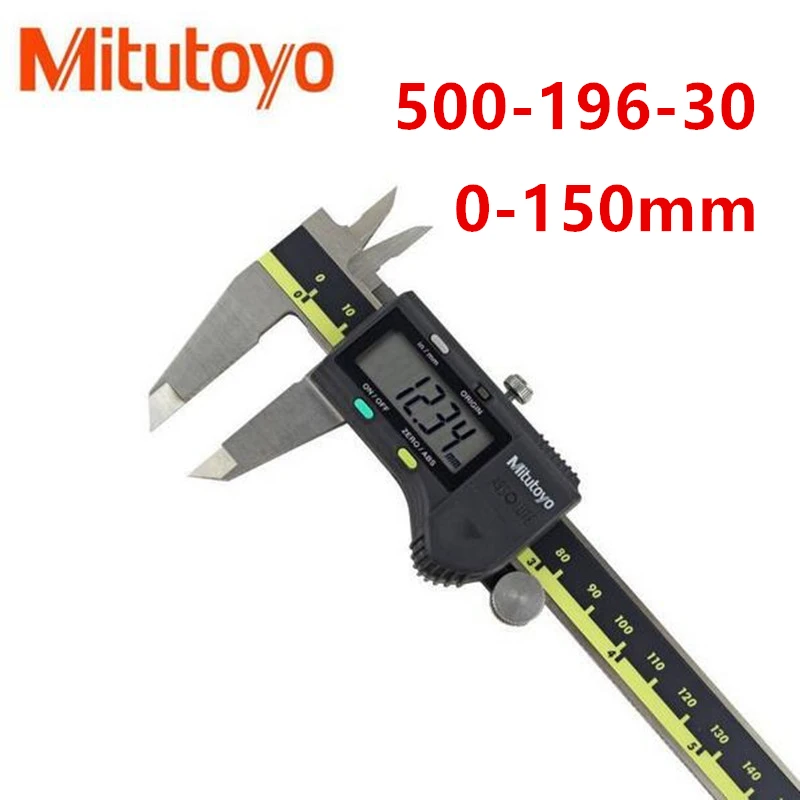 Mitutoyo Digital Caliper 500-196-30 Vernier 0-150mm LCD Electronic Measurement Stainless Steel | Инструменты
