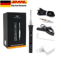 TS80P Soldering Iron Mini Smart Portable Digital Soldering Iron Tool Adjustable Temperature OLED Display With 30W Original Power 1