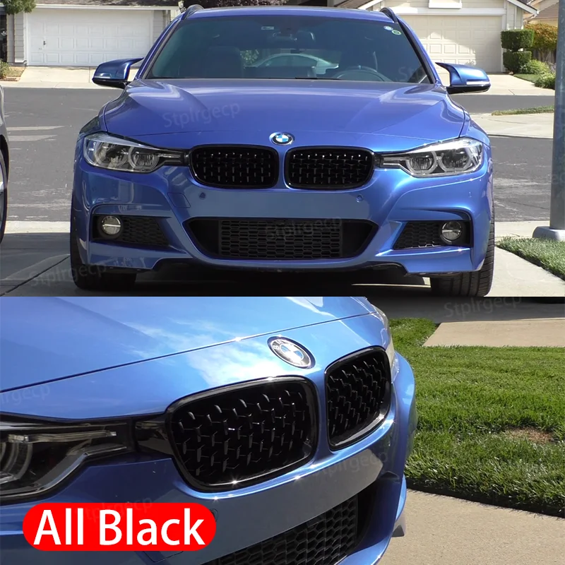 ダブルラインフロントグリル,カーアクセサリー,bmw 3シリーズ,f30,f31