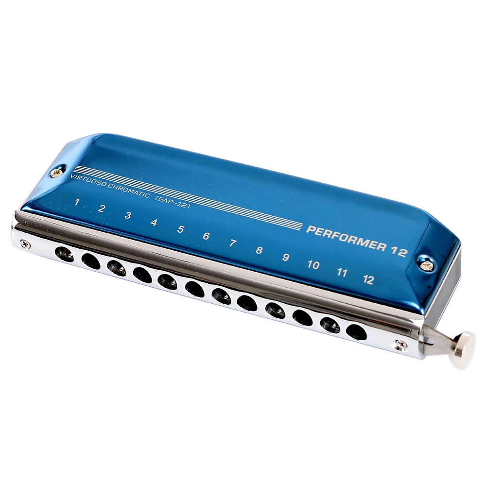 Easttop Virtuoso Chromatic Harmonica Performer EAP-12 12 Holes 48 Tone Mouth Organ Harp Key Of C A Musical Instruments East Top