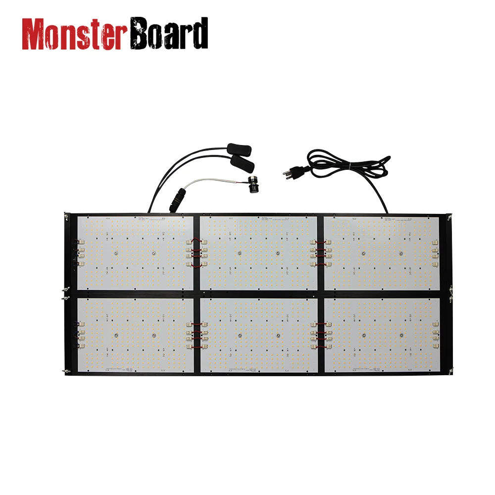 Quatum Led Grow Light Board полный спектр Samsung lm301h QB288 3500K/3000K + 660nm uv ir Meanwell драйвер 480w/600w DIY