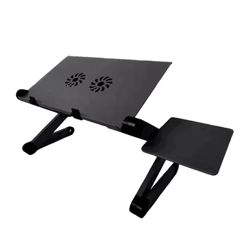 

Adjustable Computer Table Folding Laptop Notebook Stand with Mouse Holder Aluminum Alloy Lazy Bed Table for Macbook Matebook