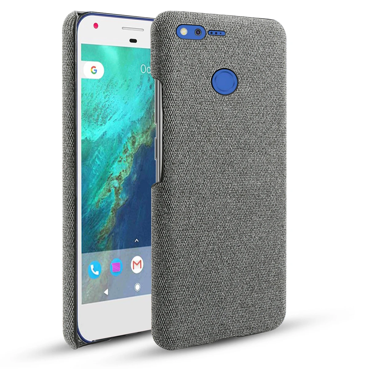 

For Google Pixel XL Case Slim Retro Woven Fabric Cloth Anti-scratch Shockproof Scrub Hard PC Back Cover For Google Pixel XL Case