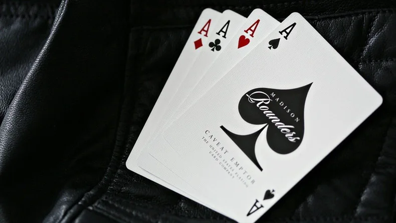 1 шт. Ellusionist Madison Rounders черная/белая колода высокое качество волшебные карты игральные карты покер крупным планом сценические фокусы реквизит