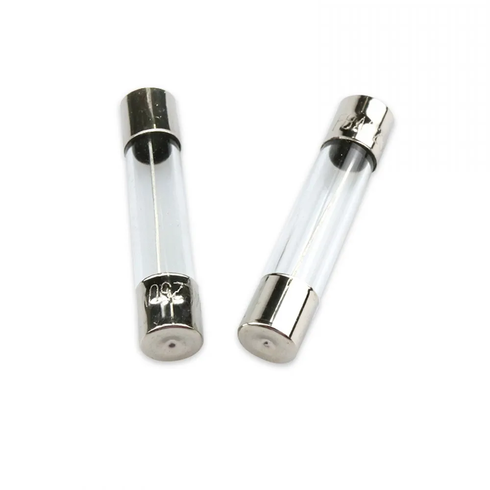 Glass Tube Fuse 100Pcs 5*20MM 0.1A 0.2A 0.5A 0.8A 1A 2A 2.5A 3A 4A 5A 6.3A 7A 8A 10A 12A 15A 20A 30A 250V Fast Quick Blow Fuse glass fuse