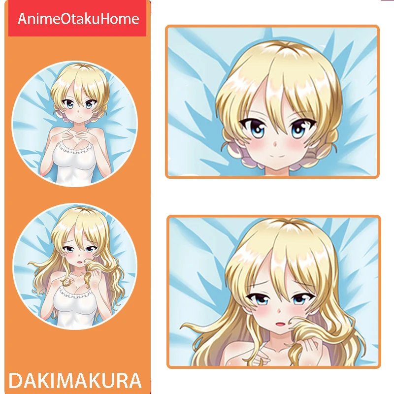 

Anime GIRLS und PANZER Daijeeling Throw Pillow Cover Hugging Body Pillowcase Otaku Bedding Decoration Dakimakura Pillow Case