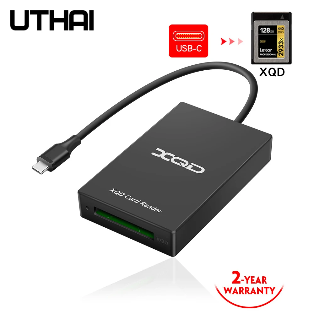 

UTHAI Q01 Rocketek/XQD3.0 Card Reader Type-c Card Reader USB3.0 Compatible M/G Series Card Reader Supports Speeds Up To 5Gbps