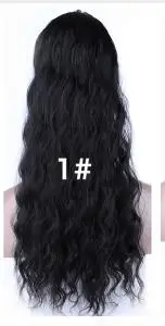 #1 Blice синтетические 20-24 дюймов кудрявые конский хвост шиньон чистый цвет Alita термостойкие волосы для наращивания с двумя пластиковыми гребнями - Цвет: #1