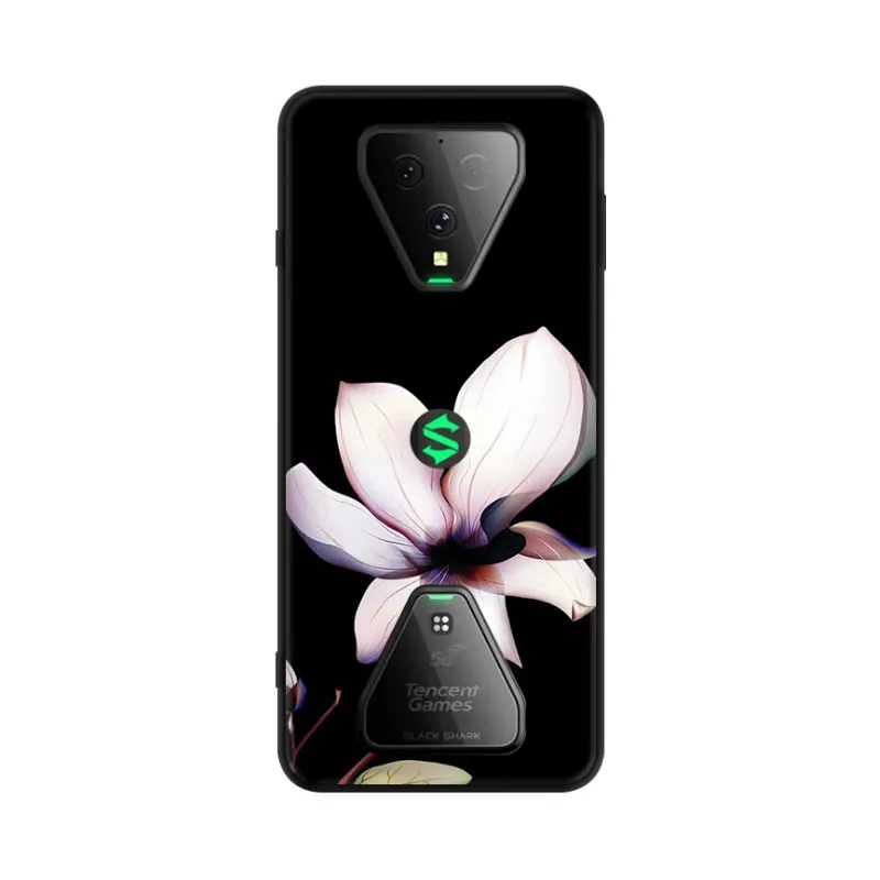For Xiaomi Black Shark 3 Case Silicone Soft Black TPU Phone Case For Xiaomi Black Shark 3 Cover Wolf Flower Coque Black Shark3 For Xiaomi Black Shark 3 Case Silicone Soft Black TPU Phone Case For Xiaomi Black Shark 3 Cover Wolf Flower Coque Black Shark3