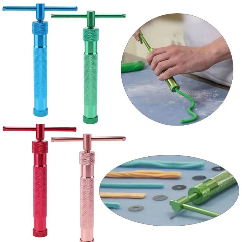 DIY Craft Pottery Clay Extruder Fondant Cake Pastry Gun Modeling Tool