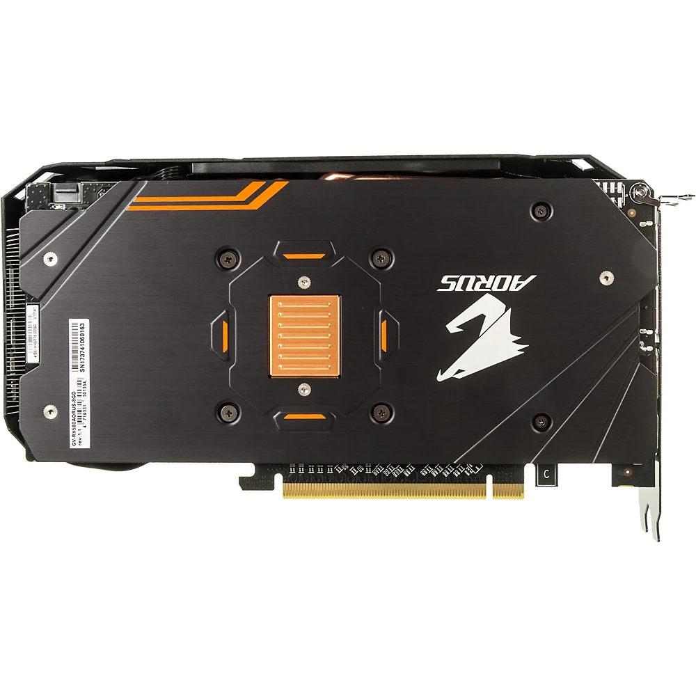 Видеокарта Gigabyte PCI-E GV-RX580AORUS-8GD AMD RX580 8192Mb 256b GDDR5 1340/8000 DVIx1/HDMIx1/DPx3/