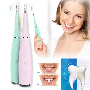 

IN STOCK!Dental Teeth Whitening Health Remove Calculus Plaque Stains Micro-scale Portable Electric Sonic Dental Scaler Hygiene