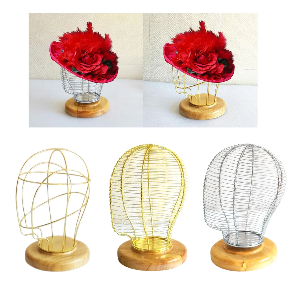 Металлический манекен для волос парики ожерелье ювелирные изделия модель