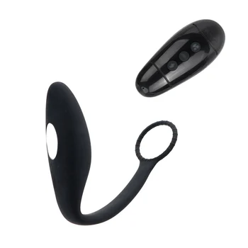IKOKY Electric Shocker Vibrating Anal Plug Sex Toys For Male Prostate Massager Wireless Remote Control Wearable Vibrator 5