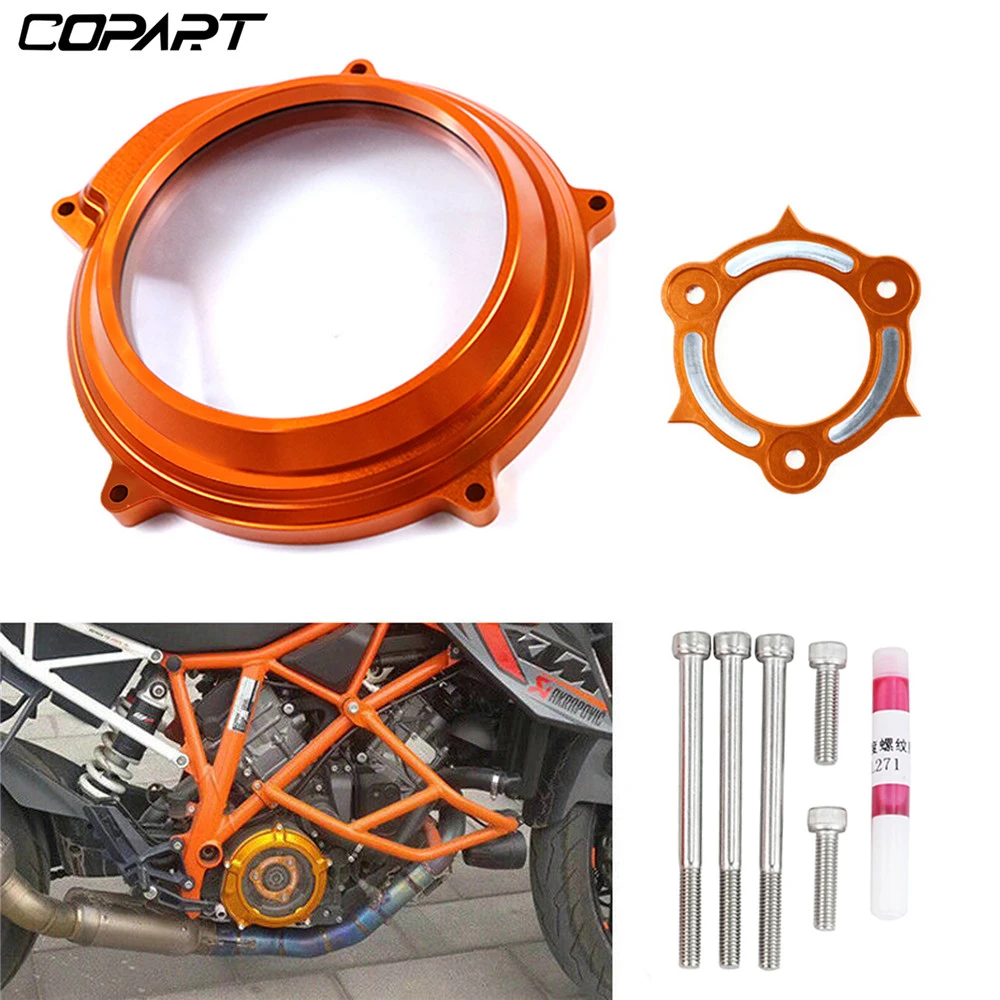 Для KTM 1050 1090 1190 Adventure R 1290 Super Duke GT LC8 Прозрачная крышка сцепления защитная накладка|