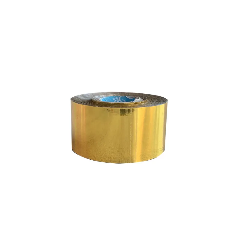 1 рулон, 3 см x 120 м, 10 цветов, горячая штамповка, фольга, теплопередача, салфетка, позолота, ПВХ, визитная карточка, тиснение - Цвет: gold