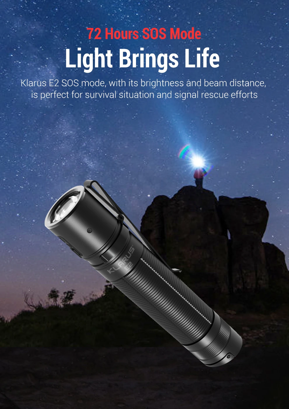 Bateria para Iluminação Lanterna Tática Cree e2 Usb Recarregável Com18650 Externa Autodefesa Xhp35 hi 6 Luzes e Iluminação