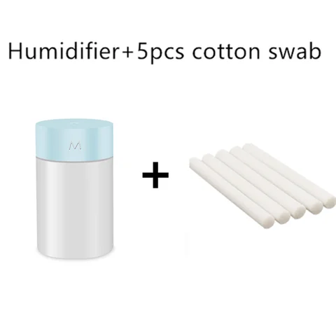 Air Humidifier Ultrasonic Mini Aromatherapy Diffuser Portable Sprayer USB Essential Oil Atomizer LED Lamp for Home Car