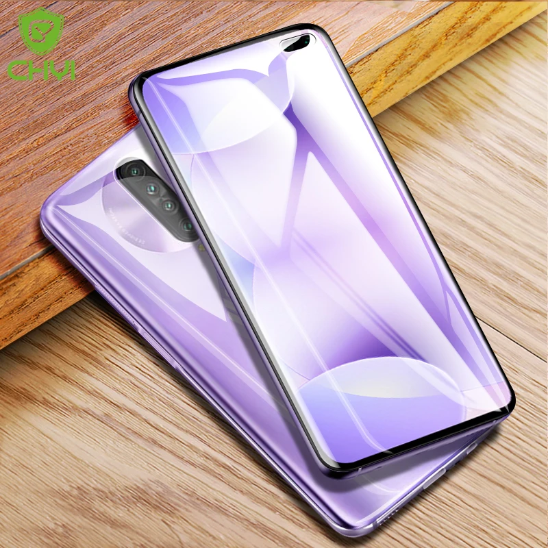 CHYI 3D изогнутая пленка для Xiaomi Redmi K30 5G защита экрана отпечаток пальца работает