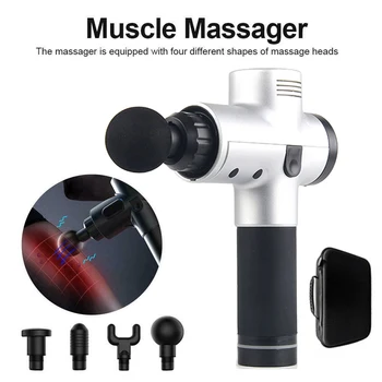 

Handheld Muscle Fascia Massage Gun Muscle Massager Muscle Pain Management After Training Exercising Body Shaping Pain Relief