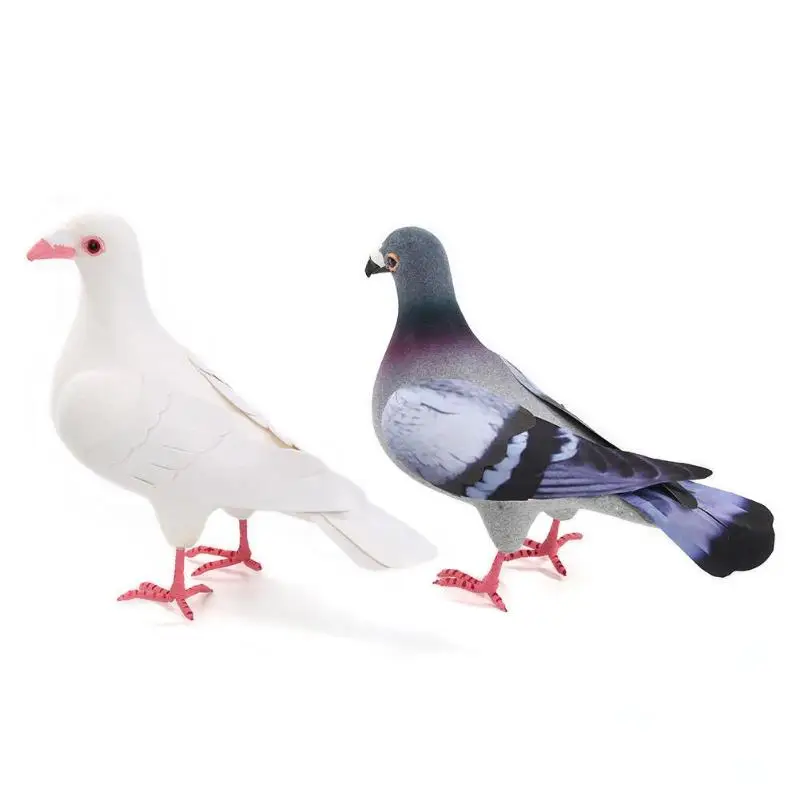 

1PC Large Artificial Dove Home Garden Simulate Foam Pigeon Model Artificial Bird Figure Party Decor