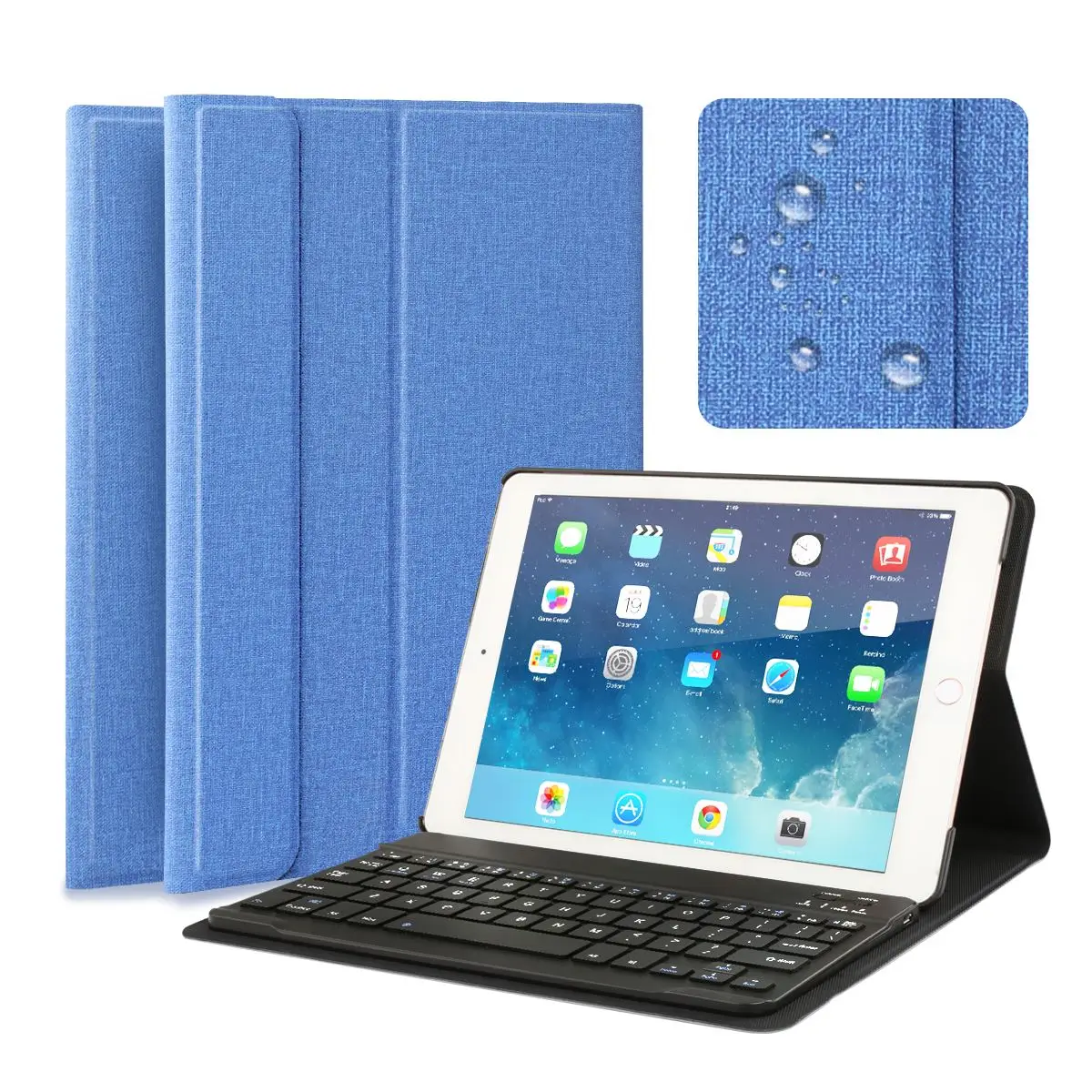 PU защитный чехол для iPad 2018 2017 9 7 Smart Cover Air 2 с Bluetooth клавиатурой в