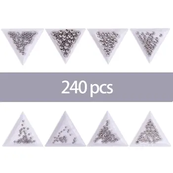 

1 Box Stainless Steel Bead Spacers Loose Beads for DIY Jewelry Making 11x7x3cm