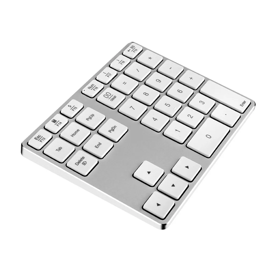 New Mini Keyboard Wireless Bluetooth Type C Receiver 34 Keys 2.4G For Laptop/Tablet Rechargeable wireless business keypad|Клавиатуры| |