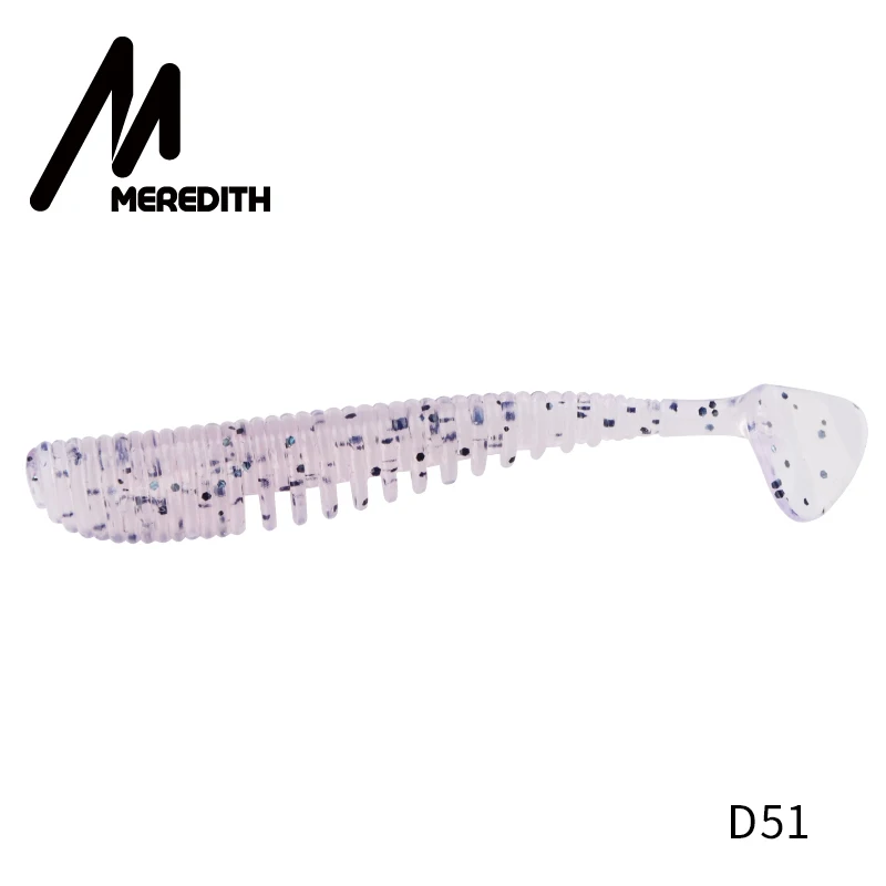 D51 MEREDITH Awaruna 80 мм 95 мм 110 мм рыболовные приманки Мягкая приманка искусственная приманка Хищник снасти JERKBAIT для щуки и окуня - Цвет: D51