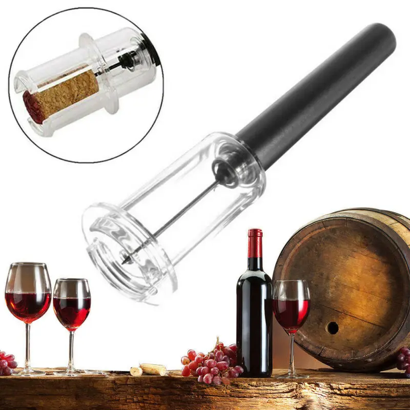 

1PC Kitchen Stainless Steel Wine Bottle Opener Air Pressure Pin Type Red Wine Opener Cork Popper Corkscrew Openers Party