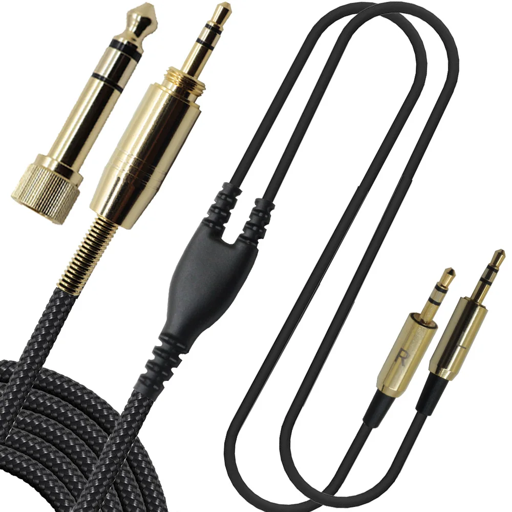

POYATU Headphone Cable For Oppo PM-1 PM-2 Headphone Audio AUX Cords Repair Replace Cables With 2.5mm Plug Earphone Accessories