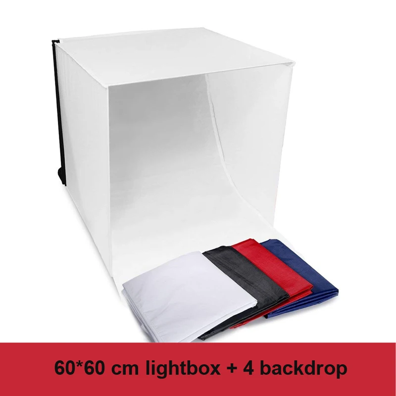 only 60x60 softbox 40*40 см складной мини-светильник, софтбокс для фотостудии, светодиодный светильник, софтбокс для фотостудии, софтбокс для палатки, софтбокс, куб-бокс - Цвет: only 60x60 softbox