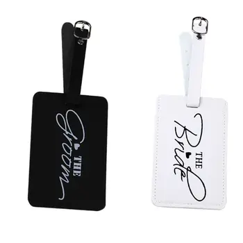 

Bride Groom Travel Luggage Tags Wedding Bridal Gift Cute Suitcase Tag 517D