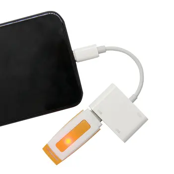 

Dual OTG Function Adapter NK-109DUSB Excellent Office Performance Support Charging While Using Support U Disk