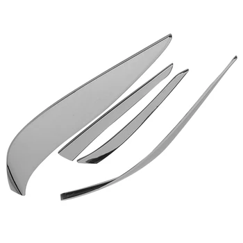 

ABS Chrome Tail Light Eyebrows Lamp Cover Trim Tail Rear Car Light Stickers for Toyota Corolla 2014-2018