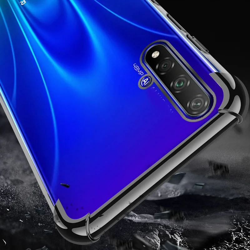 Красный цвет для huawei honor 20S Чехол подушки безопасности буфера полная защита чехол для huawei honor 20S TPU ударопрочный задняя крышка honor 20s