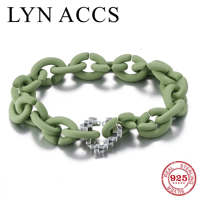 

100% Authentic 925 Sterling Silver Love Heart Bead Charm Bracelets Hard Rubber X Bracelet Fine Jewelry women accessories 2019