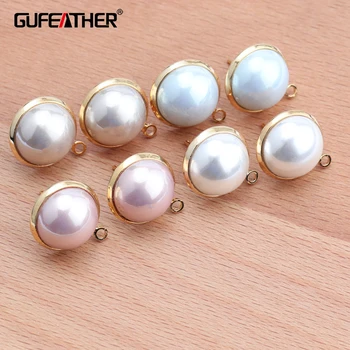 

GUFEATHER M658,jewelry accessories,18k gold plated,0.3 microns,stud earring,diy pendant,jewelry making,diy earrings,10pcs/lot